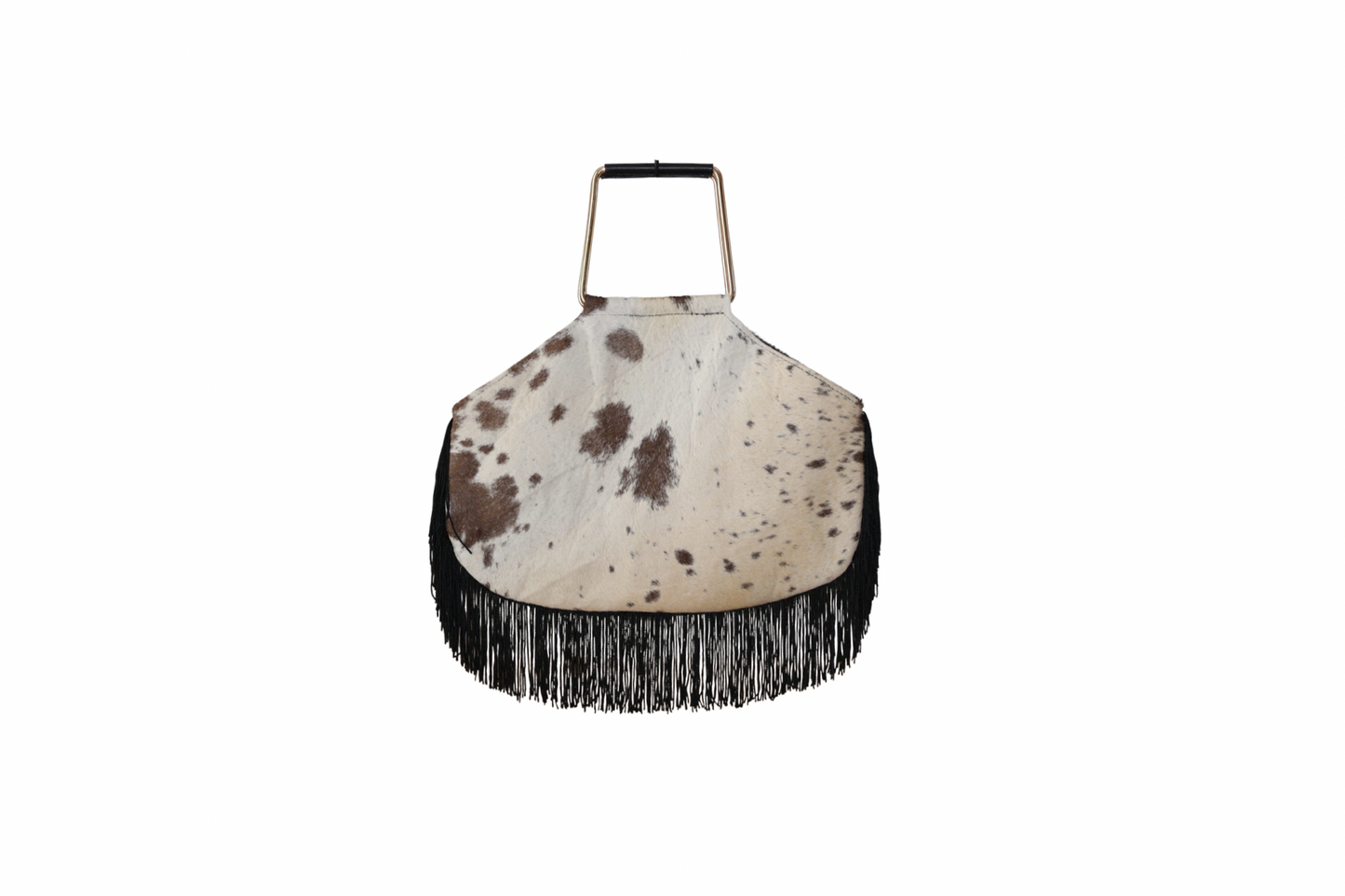 Rodeo Cowhide - Black Fringes
