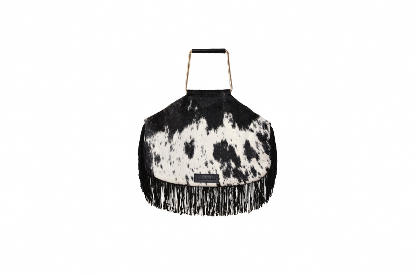 Rodeo Cowhide - Black Fringes