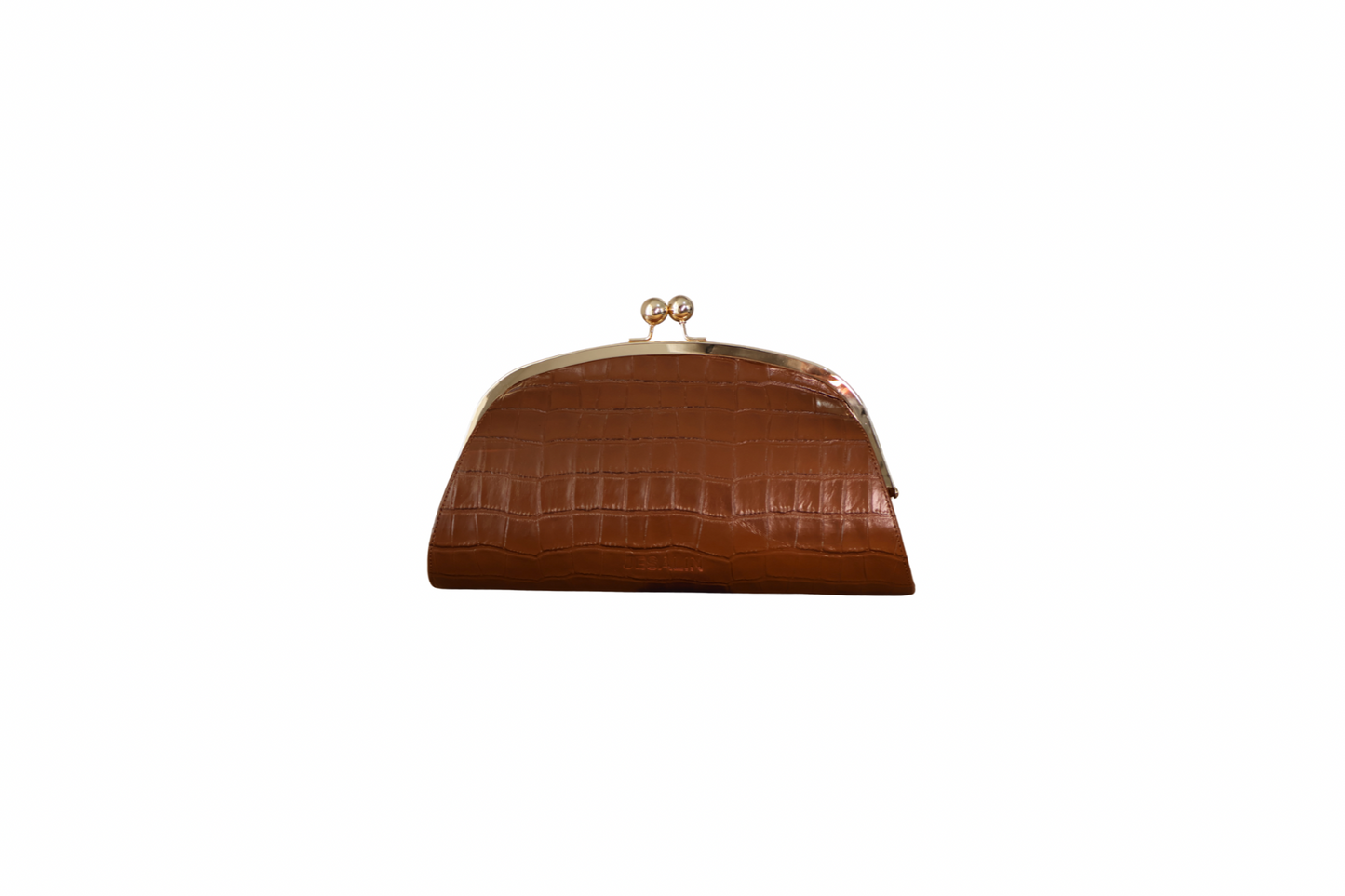 Aluna Brown- Embossed Leather