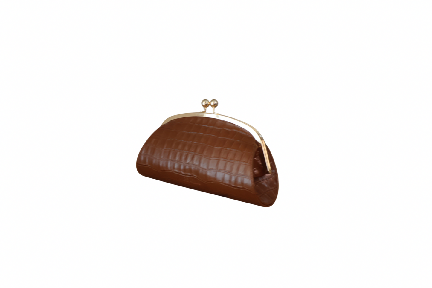 Aluna Brown- Embossed Leather