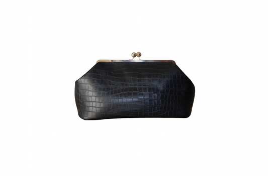 Sette Black  - Piel estilo cocodrilo