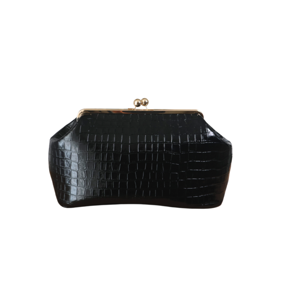 Sette Negra - Piel estilo cocodrilo glossy (limited edition)