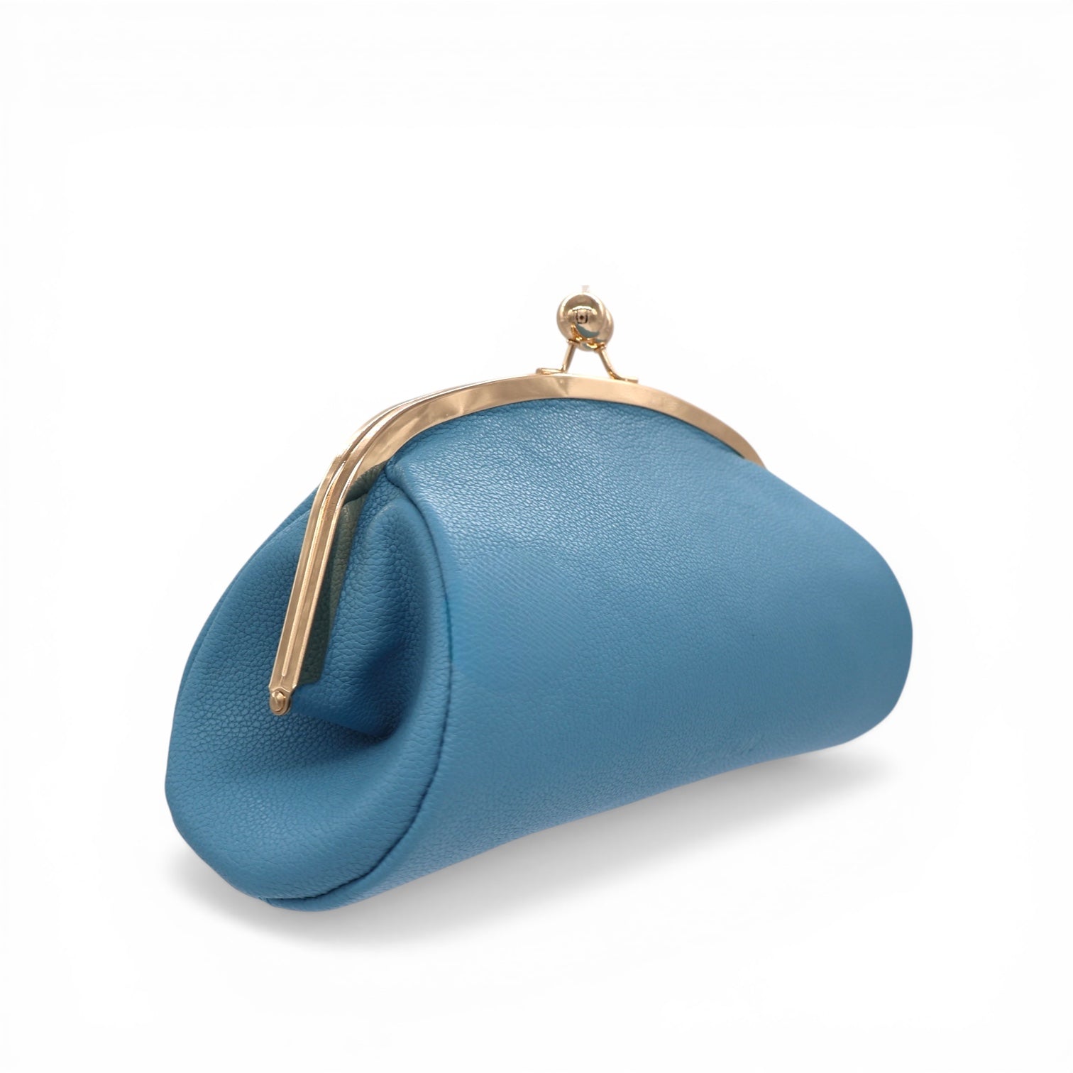 Aluna Baby Blue - Embossed Leather