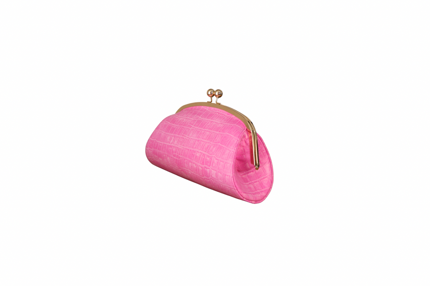 Aluna Pink - Embossed Leather