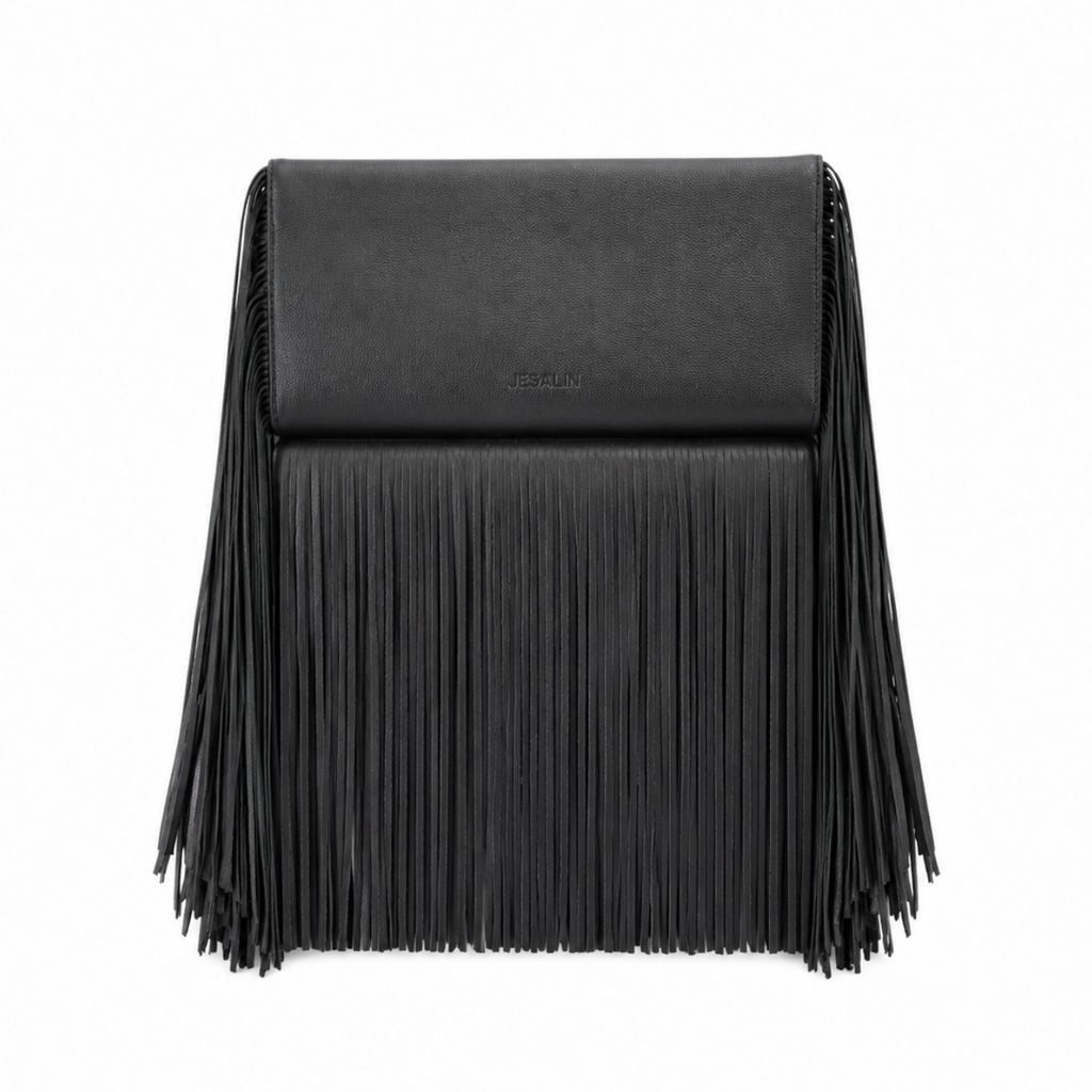 Riga Clutch – Flecos Negra PRE ORDER