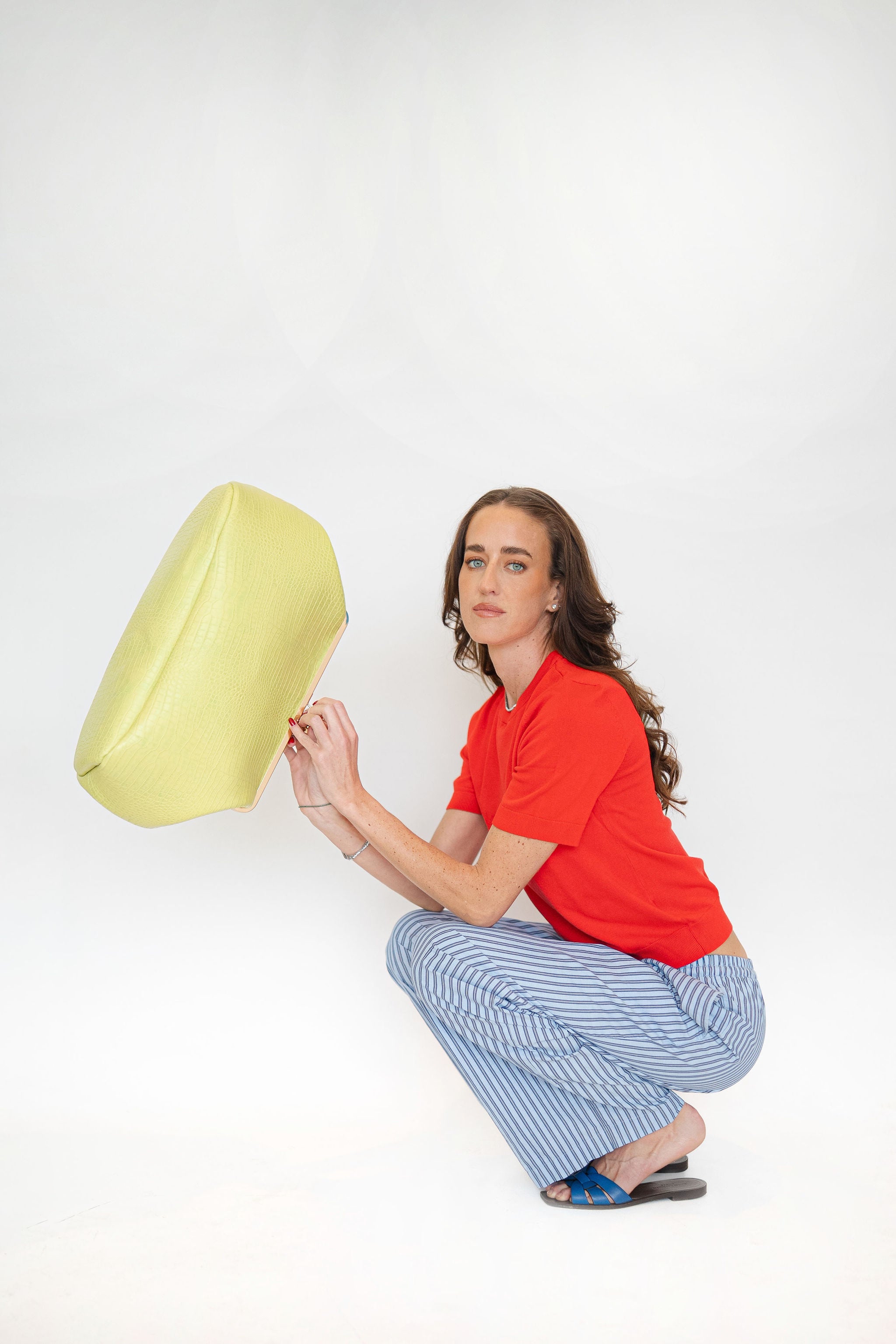 Sette Verde Lima - Piel estilo cocodrilo verde (limited edition)