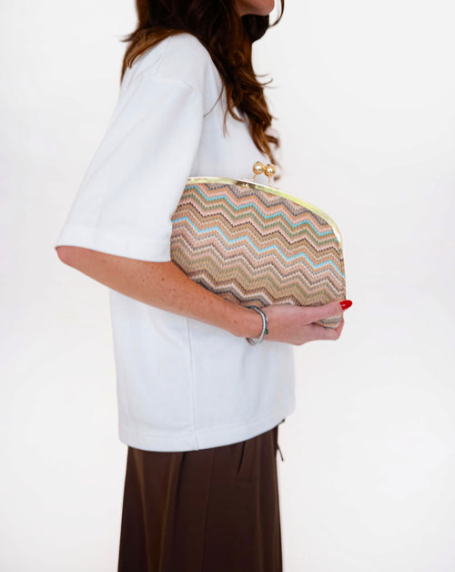 Aluna – Textil con Patrón Zigzag Arena