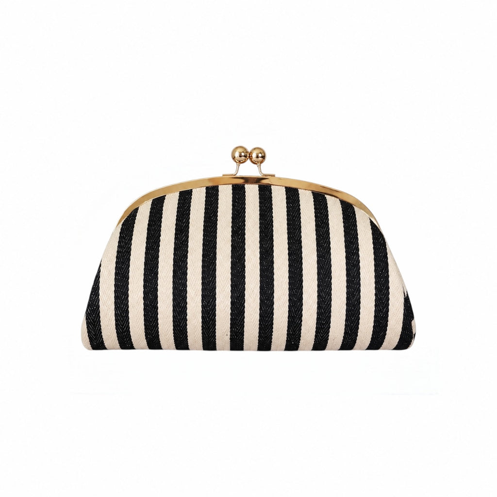 Aluna - B&W Striped Textile