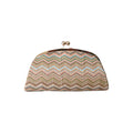 Aluna – Tessuto con motivo a zigzag color sabbia