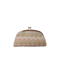 Aluna – Tessuto con motivo a zigzag color sabbia