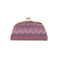 Aluna – Tessuto con Fantasia Zigzag Rosa