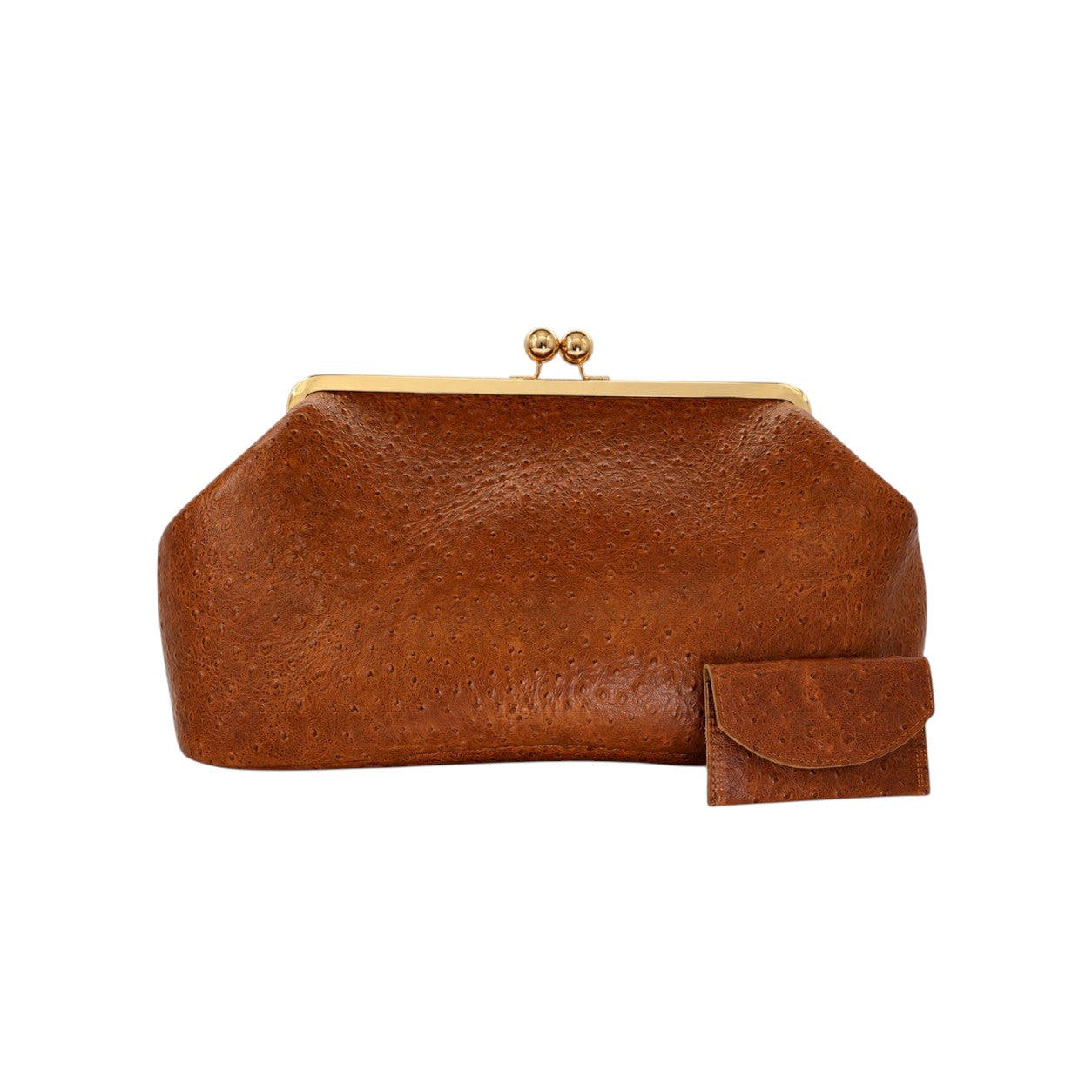 Sette - Cognac Embossed leather