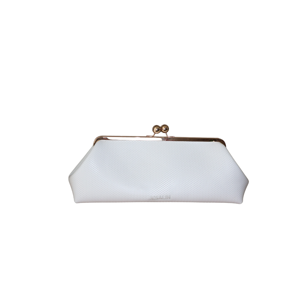 Sette Lungo - White woven-like pattern