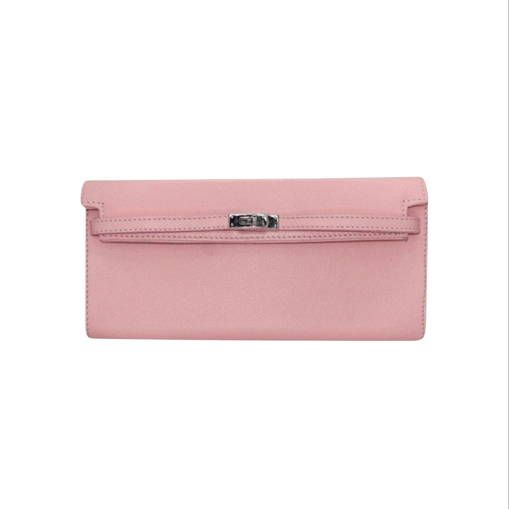 Bolso de mano Jesalin Rosa en piel grabada de color rosa con cierre metálico plateado y diseño elegante