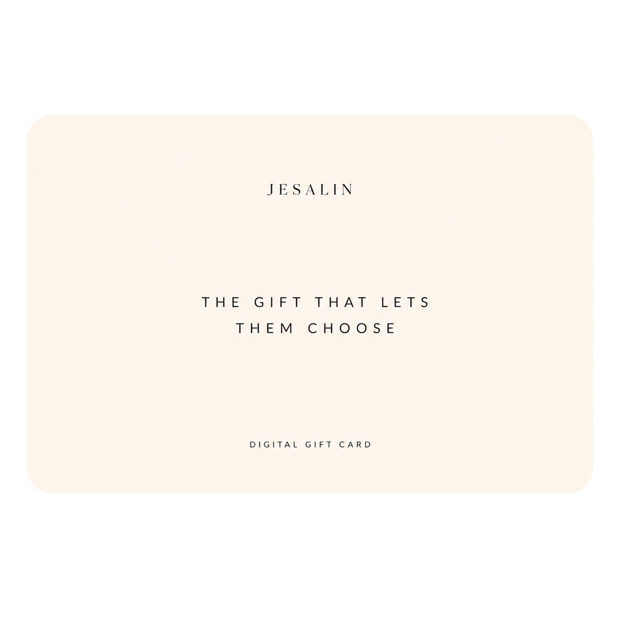 Jesalin Gift Card
